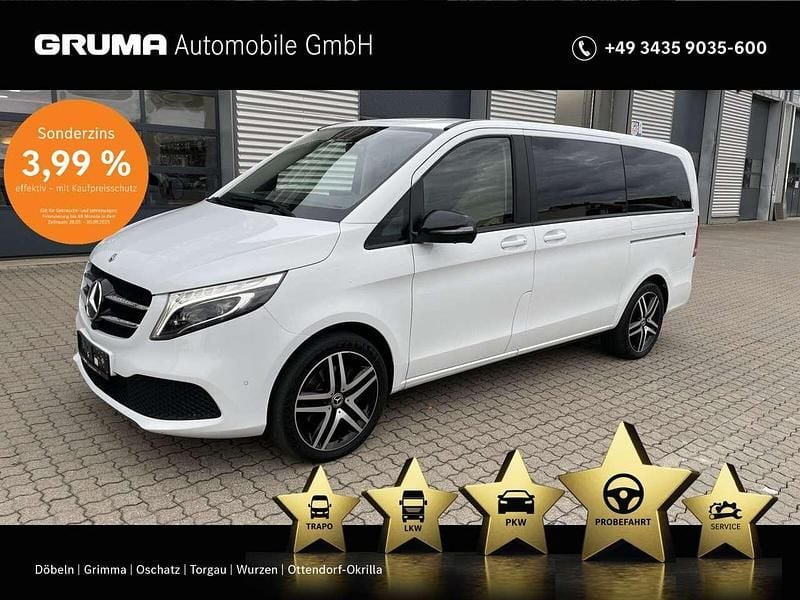 Bergkristallweiß Gebraucht 2021 Mercedes V250 Avantgarde Edition Van / Kleinbus | 48.880 € (Superpreis) - Bild 1/4