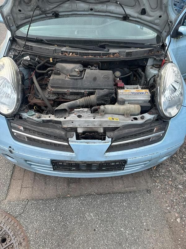Blau Gebraucht 2006 Nissan Micra Kleinwagen | 550 € (Superpreis) - Bild 1/4