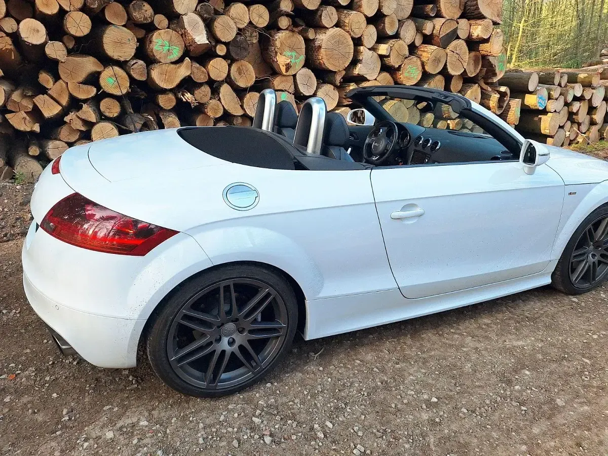 Gebraucht Audi TT Roadster S-Line 280 PS (205 kW) 2010 Weiß Cabrio