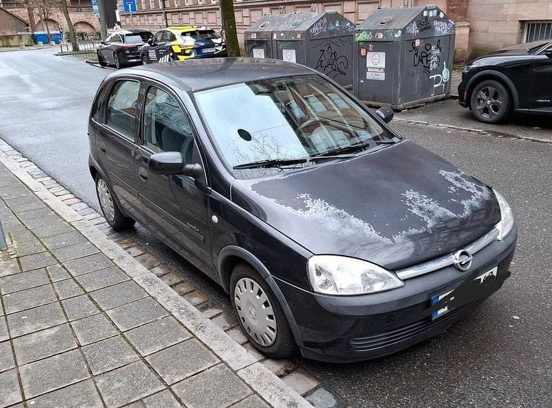 Gebraucht Opel Corsa 75 PS (55 kW) 2003 Schwarz Kleinwagen