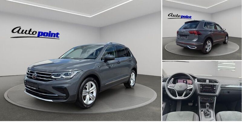 Grau Gebraucht 2021 VW Tiguan Elegance SUV | 27.950 € (Fairer Preis) - Bild 1/4