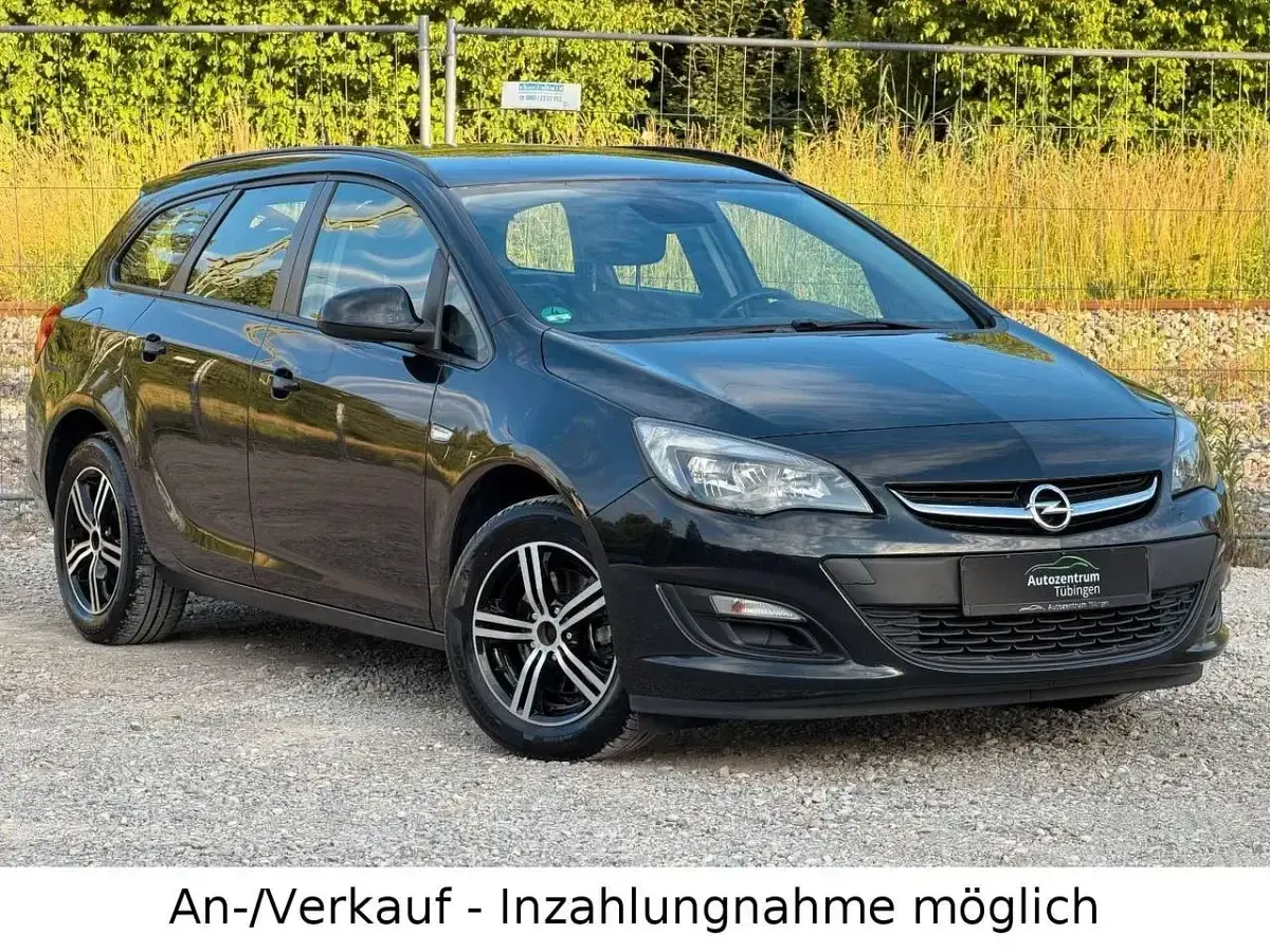Gebraucht Opel Astra 110 PS (80 kW) 2013 Graphitschwarz/carbon flash/mi Kombi