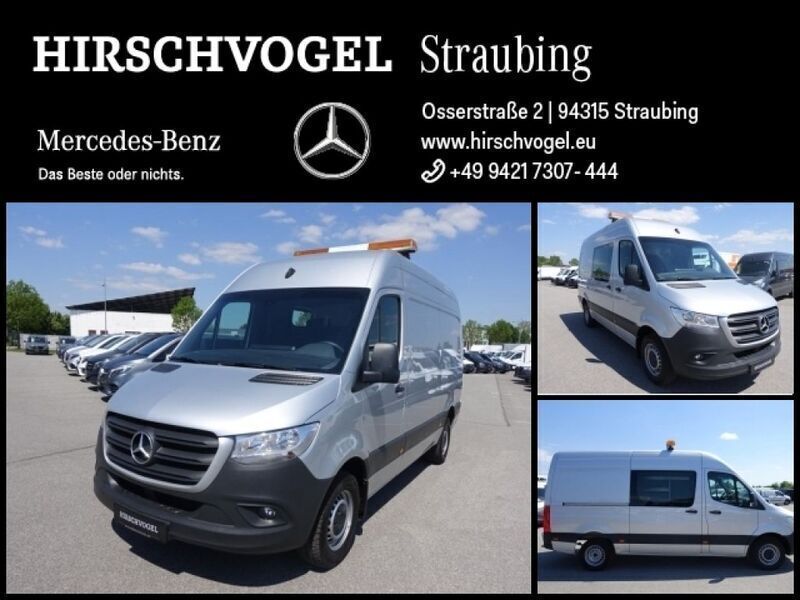 Iridiumsilber (metallic) Gebraucht 2022 Mercedes Sprinter Van | 34.391 € (Fairer Preis) - Bild 1/4