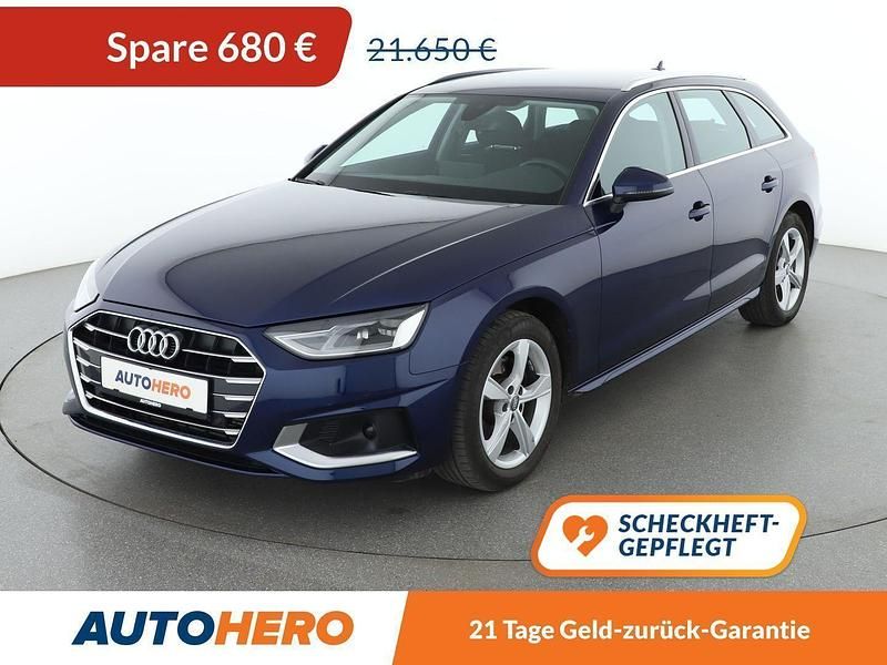 Blau Gebraucht 2020 Audi A4 Advanced Kombi | 20.970 € (Guter Preis) - Bild 1/3