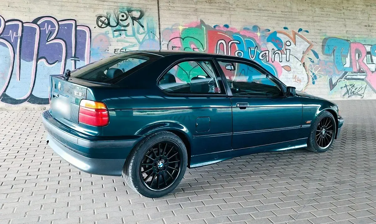 Gebraucht BMW 316 102 PS (75 kW) 1996 Grün Coupé