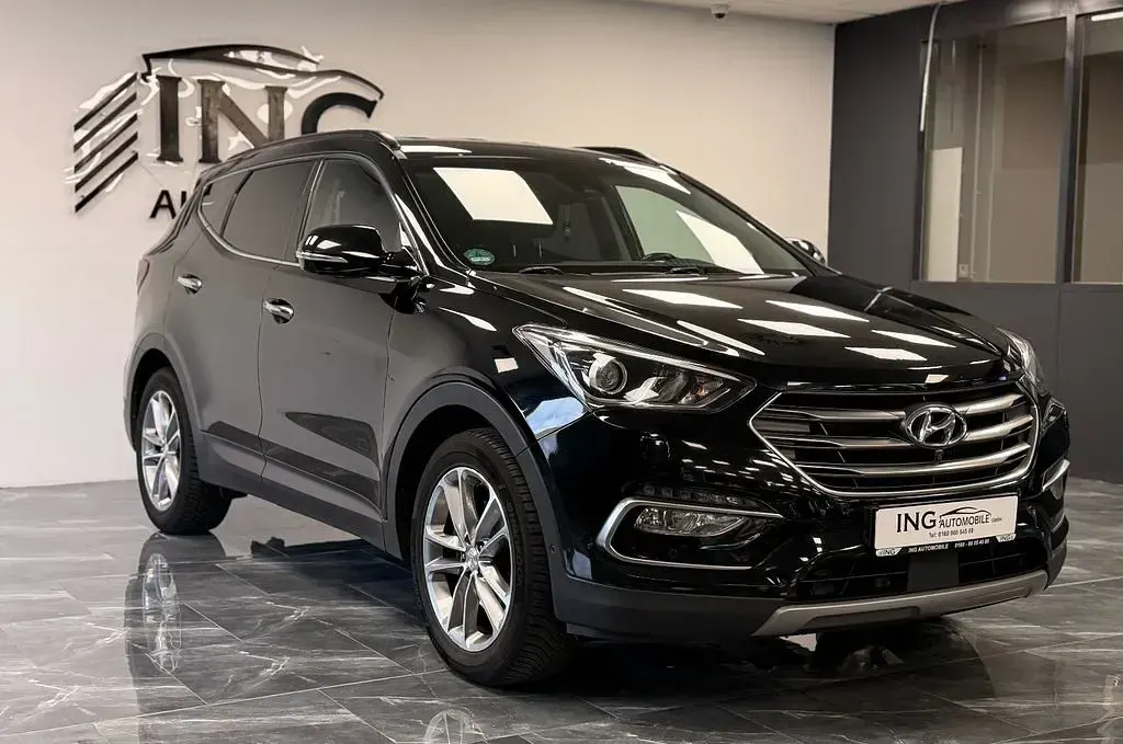Gebraucht Hyundai Santa Fe Premium 197 PS (144 kW) 2016 Schwarz SUV