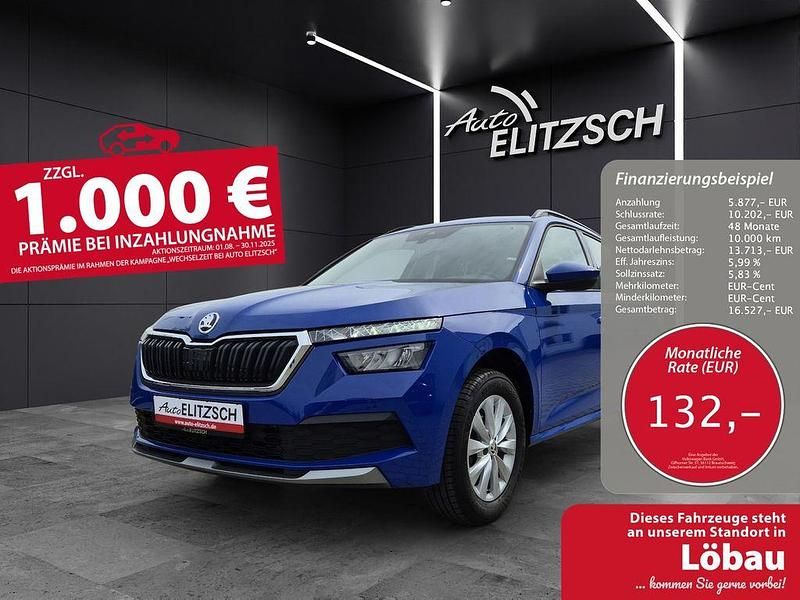 Energyblau Gebraucht 2022 Skoda Kamiq Ambition SUV | 19.590 € (Superpreis) - Bild 1/3