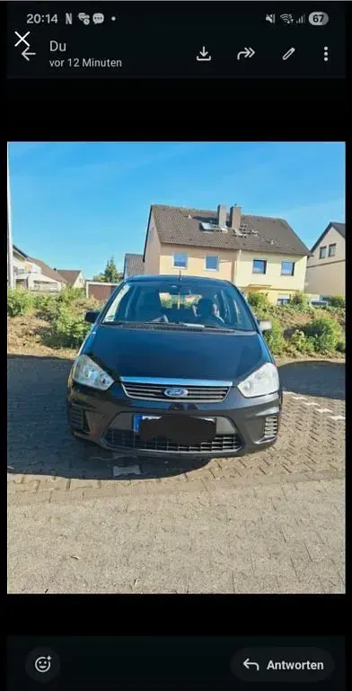 Usata Ford C-MAX Style 101 CV (74 kW) 2009 Nero Monovolume