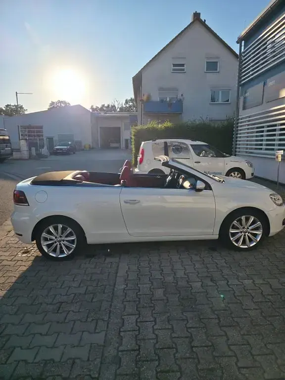 Gebraucht VW Golf Cabriolet 105 PS (77 kW) 2012 Weiß Cabrio