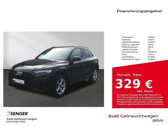 Mythosschwarz metallic Gebraucht 2022 Audi Q5 Advanced SUV | 43.480 € (Fairer Preis) - Bild 1/4