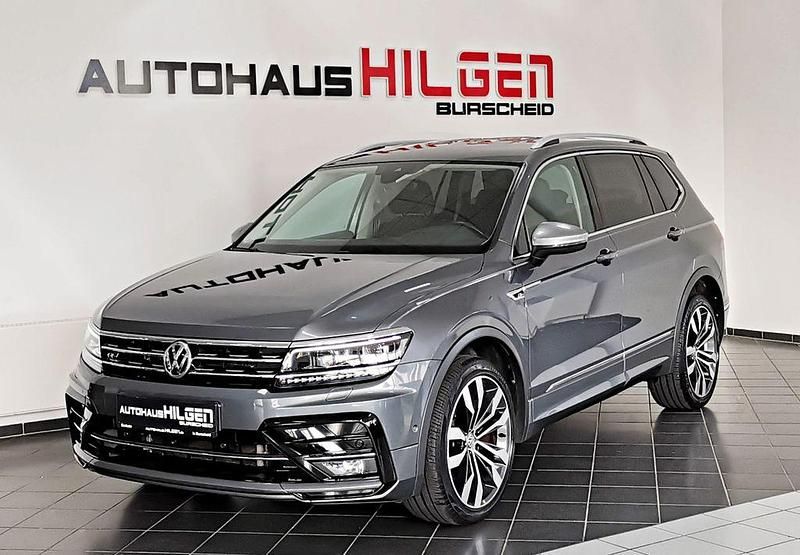 Platinum grey metallic Gebraucht 2019 VW Tiguan Allspace R-line SUV | 34.950 € (Teuer) - Bild 1/4