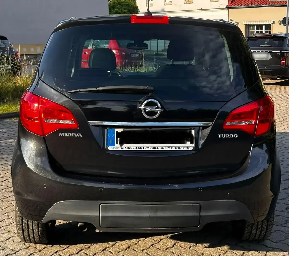 Gebraucht Opel Meriva 120 PS (88 kW) 2012 Schwarz Van / Kleinbus