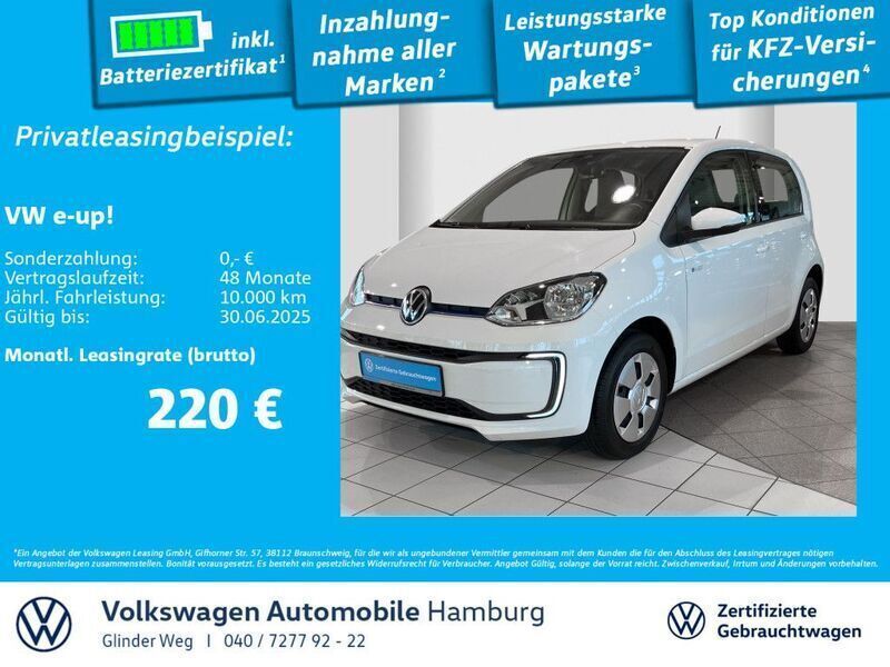 Weiß Gebraucht 2020 VW e-up! Move Kleinwagen | 12.990 € (Fairer Preis) - Bild 1/3