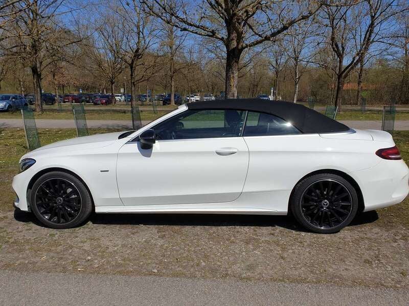 Weiß Gebraucht 2017 Mercedes C400 Edition Cabrio | 35.000 € (Fairer Preis) - Bild 1/4