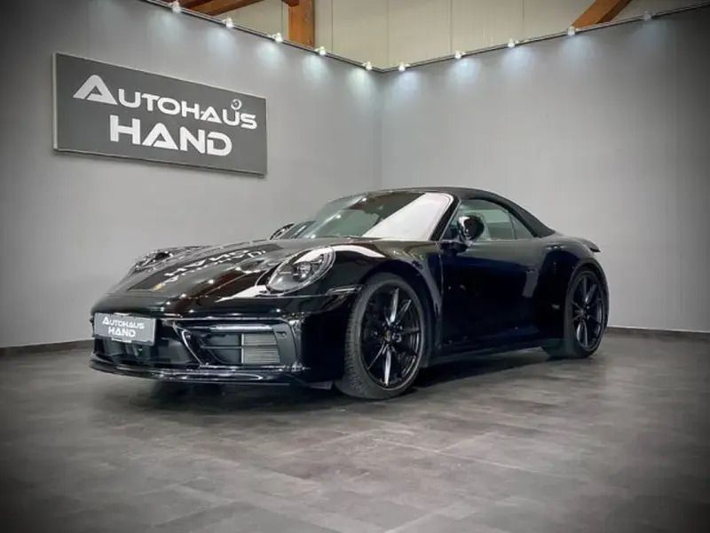 Schwarz schwarz Gebraucht 2020 Porsche 911 Carrera Cabrio | 159.900 € - Bild 1/4