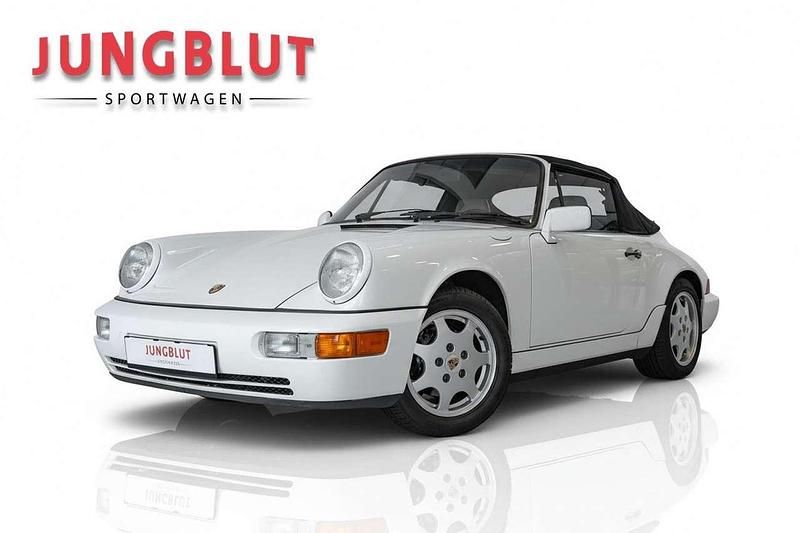 Grandprixweiß Gebraucht 1991 Porsche 964 Cabrio | 86.500 € - Bild 1/4