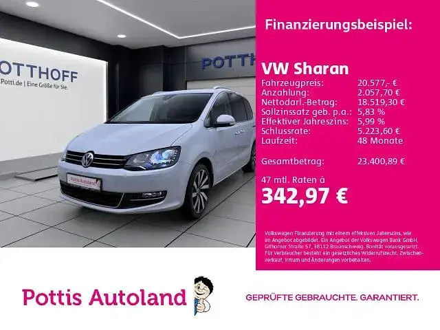 Gebraucht VW Sharan Highline 150 PS (110 kW) 2018 Van / Kleinbus