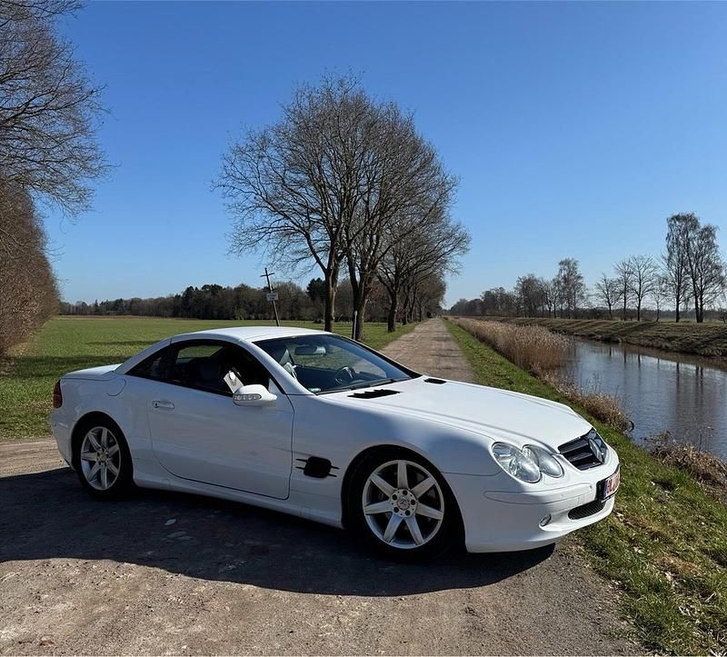 Gebraucht Mercedes SL500 306 PS (225 kW) 2003 Weiß Cabrio