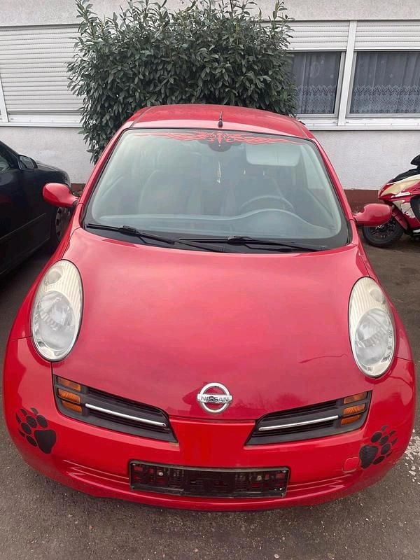 Rot Gebraucht 2003 Nissan Micra Kleinwagen | 1.500 € - Bild 1/4