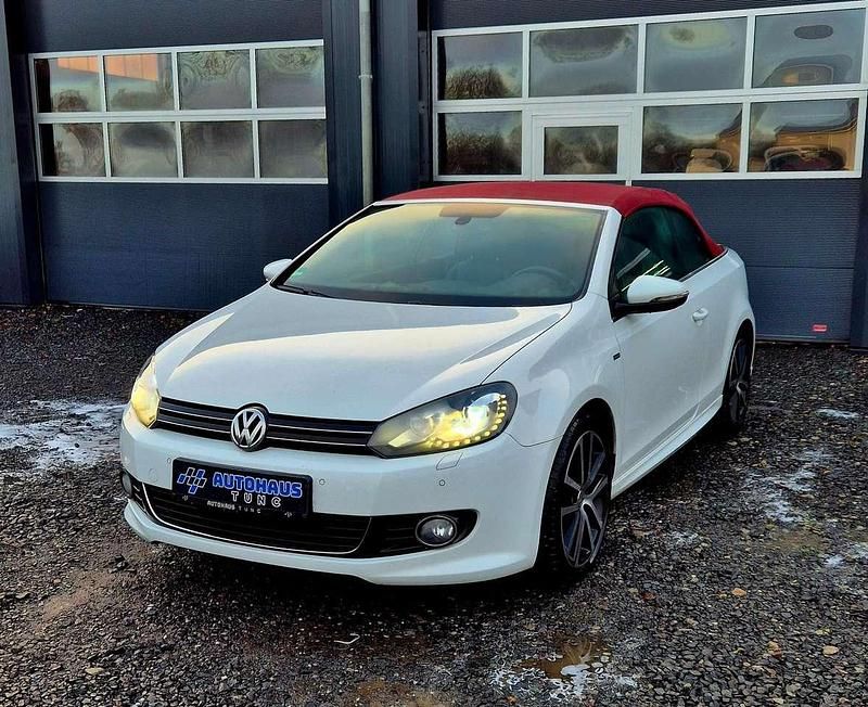 Pure white Gebraucht 2016 VW Golf Cabriolet Allstar Cabrio | 12.400 € (Fairer Preis) - Bild 1/3