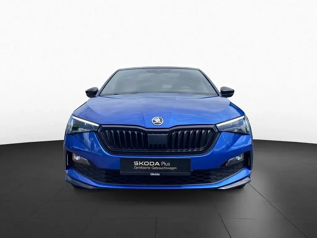 Gebraucht Skoda Scala Monte Carlo 110 PS (80 kW) 2021 Raceblau metallic Kleinwagen