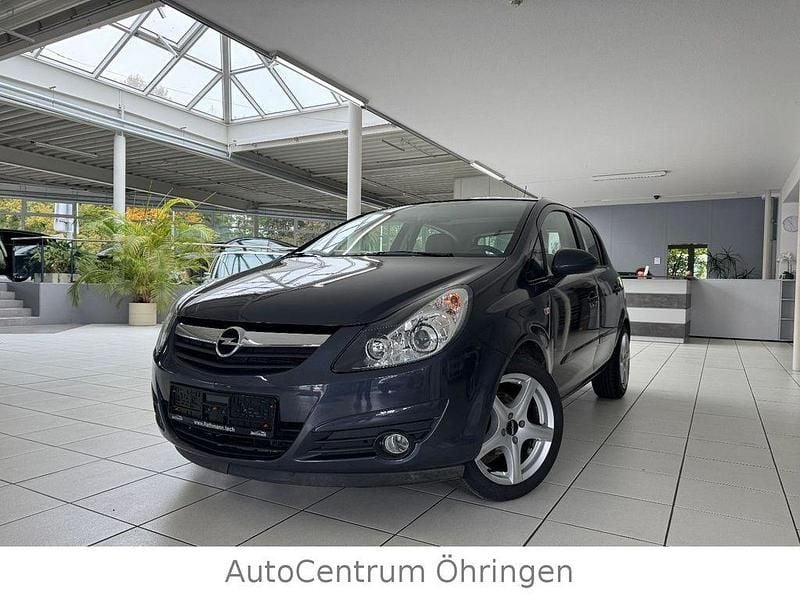 Blau Gebraucht 2007 Opel Corsa Cosmo Limousine | 4.980 € (Fairer Preis) - Bild 1/4