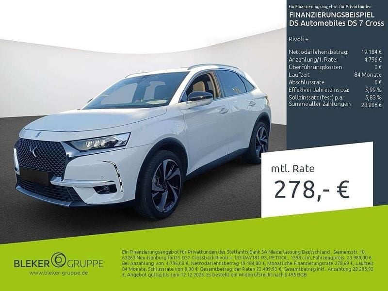 Weiß Gebraucht 2022 DS Automobiles DS7 Crossback Rivoli Plus SUV | 23.980 € (Guter Preis) - Bild 1/3