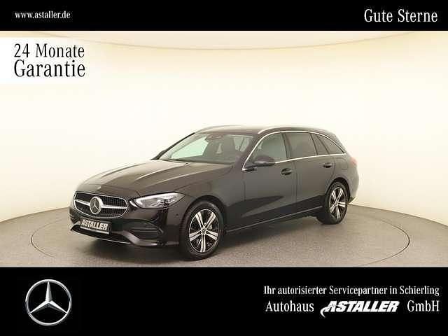 Metalliclack obsidianschwarz (metallic) Gebraucht 2024 Mercedes C300e Avantgarde Kombi | 36.799 € (Superpreis) - Bild 1/4