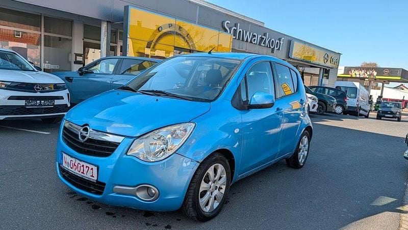 Gebraucht Opel Agila Edition 86 PS (63 kW) 2008 Blau Kleinwagen