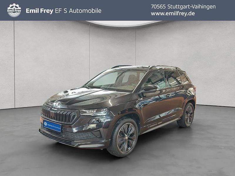 Schwarz Gebraucht 2022 Skoda Karoq SportLine SUV | 23.890 € (Guter Preis) - Bild 1/4