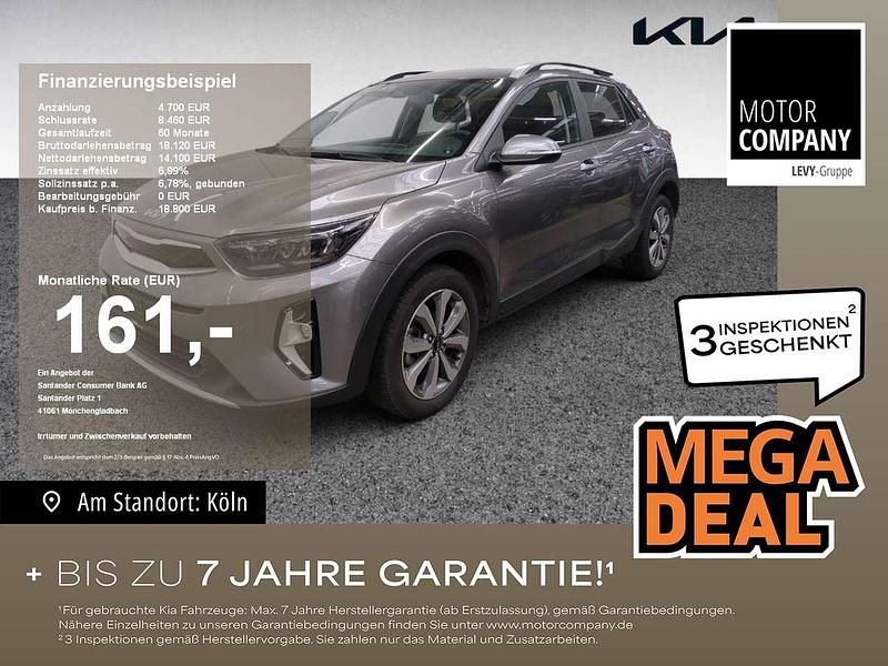 (m7g) astrograu met. Gebraucht 2024 Kia Stonic Vision SUV | 18.800 € (Superpreis) - Bild 1/4