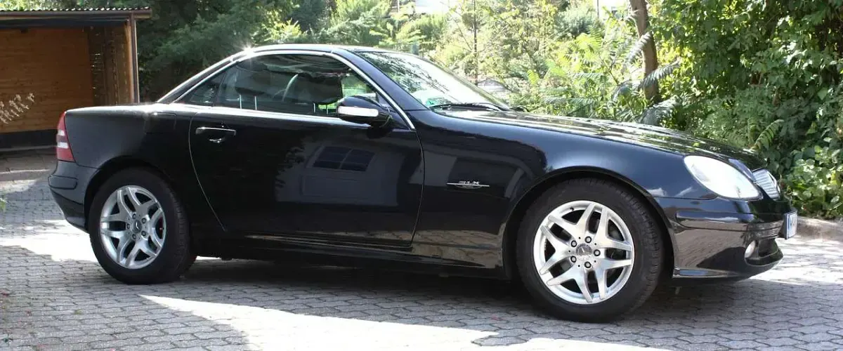 Usata Mercedes SLK200 163 CV (119 kW) 2004 Nero Cabrio