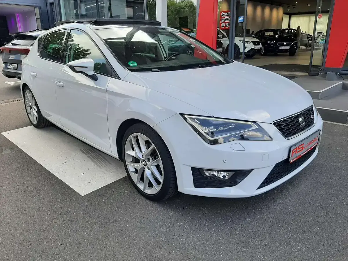 Brugt Seat Leon FR 150 HK (110 kW) 2016 Hvid Hatchback