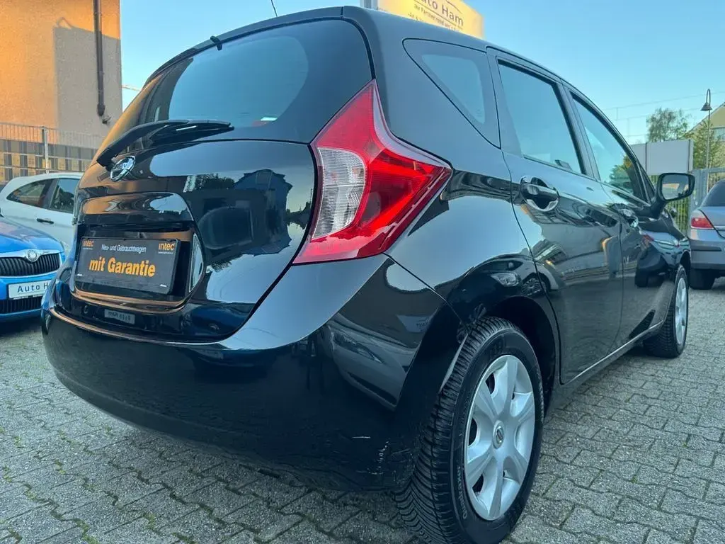 Gebraucht Nissan Note Visia 80 PS (58 kW) 2016 Schwarz Kleinwagen