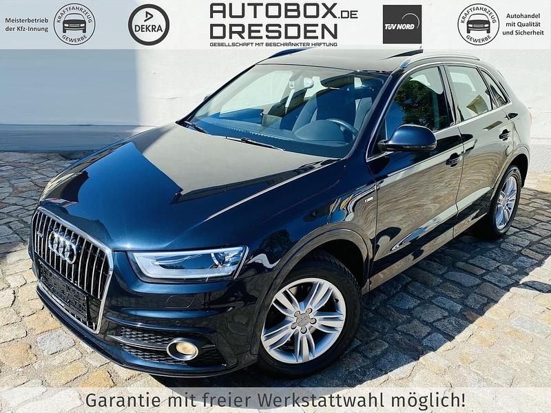 Kobaltblau Gebraucht 2013 Audi Q3 S-Line SUV | 15.980 € (Fairer Preis) - Bild 1/3