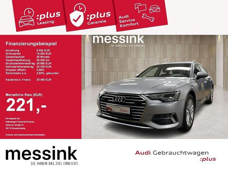 Florettsilber metallic Gebraucht 2022 Audi A6 Sport Kombi | 33.460 € (Superpreis) - Bild 1/4