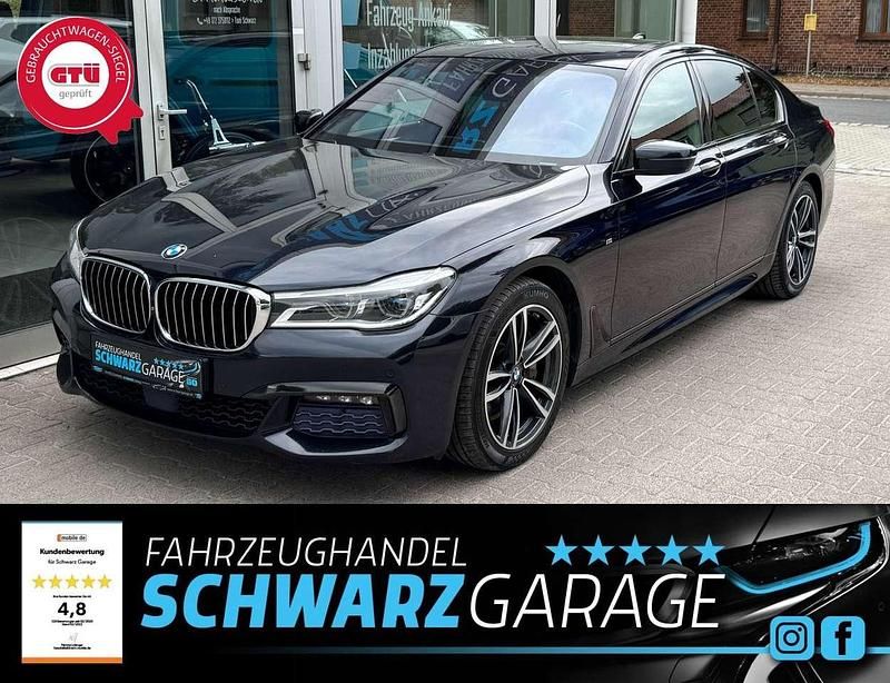 Carbonschwarz metallic Gebraucht 2016 BMW 750L M Sport Limousine | 29.990 € (Fairer Preis) - Bild 1/3