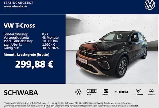 Neu VW T-Cross 150 PS (110 kW) 2026 Schwarz SUV