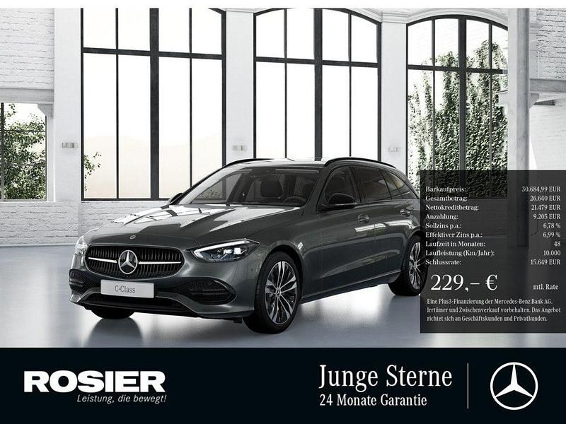 Grau Gebraucht 2023 Mercedes C200 Avantgarde Limousine | 30.685 € (Fairer Preis) - Bild 1/4