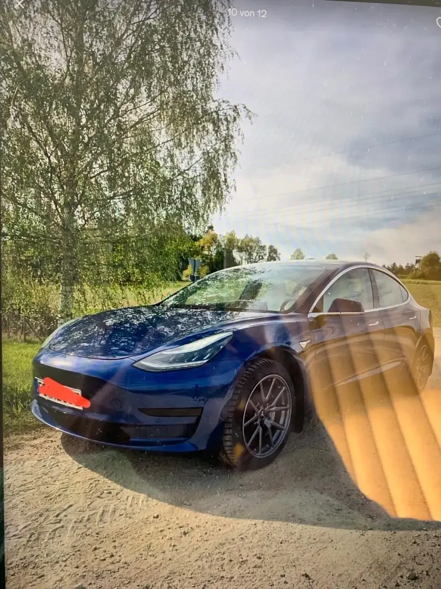 Käytetty Tesla Model 3 225 kW (306 HP) 2019 Sininen Sedan