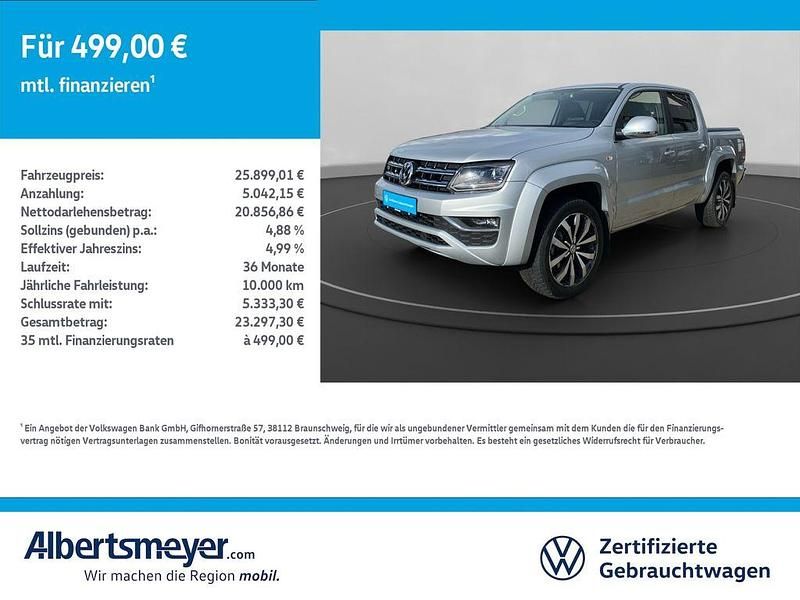Silber Gebraucht 2018 VW Amarok Highline Abholung | 25.899 € (Guter Preis) - Bild 1/4