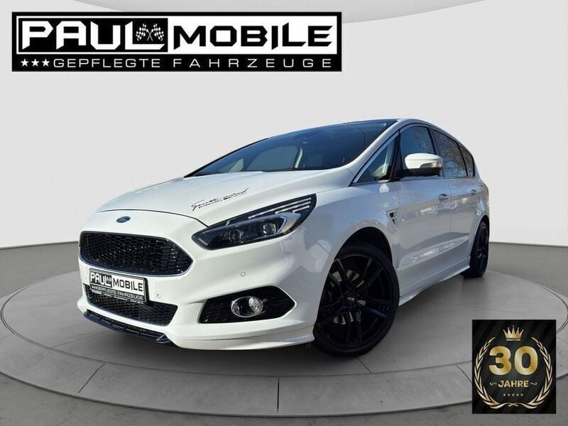 Weiß Gebraucht 2015 Ford S-MAX Sport Van / Kleinbus | 12.890 € - Bild 1/4