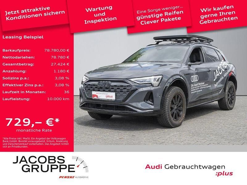 Grau Gebraucht 2024 Audi Q8 e-tron Sport SUV | 78.780 € - Bild 1/4