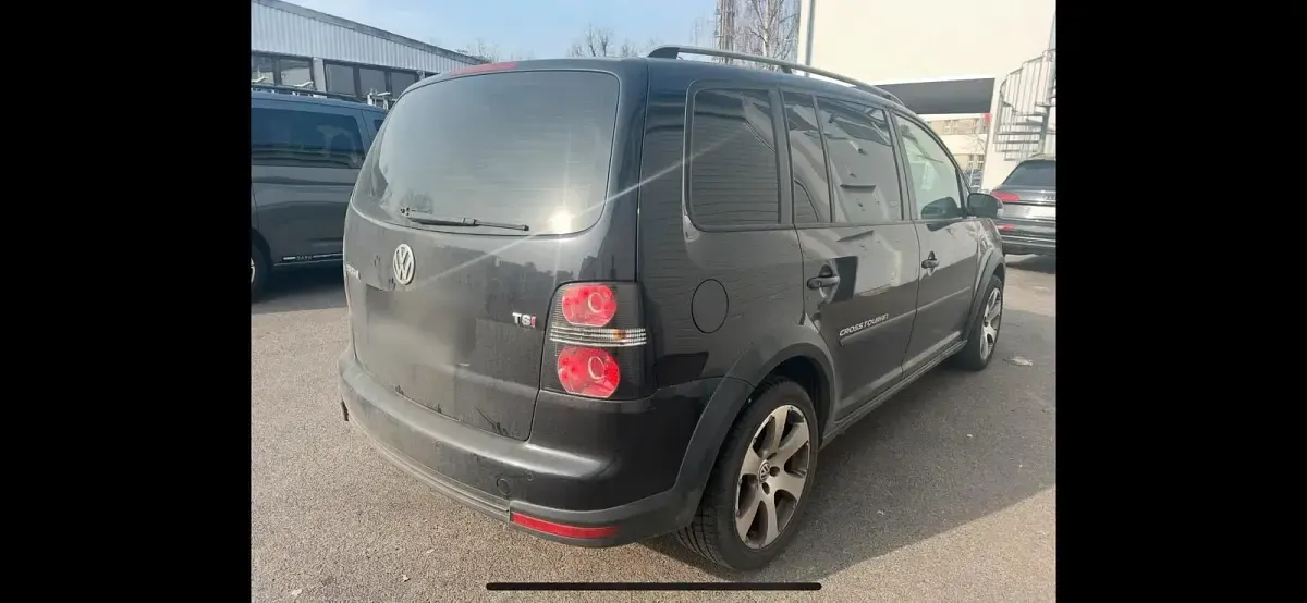 Gebraucht VW Touran Cross 140 PS (102 kW) 2007 Schwarz Van / Kleinbus