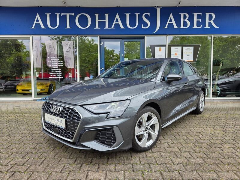 Daytonagrau perleffekt Gebraucht 2023 Audi A3 Sportback S-Line Limousine | 23.989 € (Guter Preis) - Bild 1/4