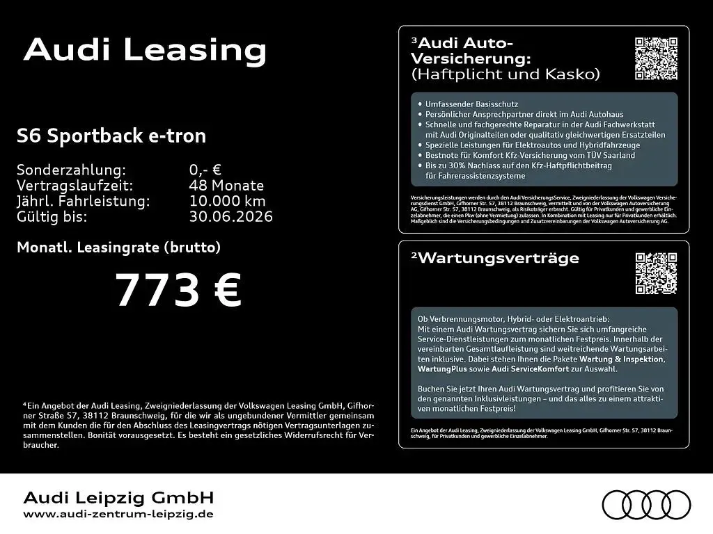 Second-hand Audi S6 e-tron Sport 369 kW (503 CP) 2025 Alb Berlinǎ