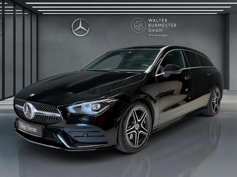 Metalliclack kosmosschwarz Gebraucht 2021 Mercedes CLA200 Shooting Brake AMG Kombi | 28.370 € (Fairer Preis) - Bild 1/4