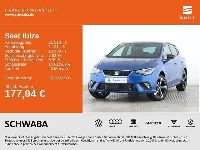 Sapphire blau metallic Gebraucht 2024 Seat Ibiza FR Limousine | 21.310 € (Fairer Preis) - Bild 1/4