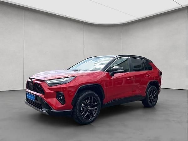 Rot (karminarot metallic/tiefschwarz metallic) Gebraucht 2024 Toyota RAV4 SUV | 39.990 € (Fairer Preis) - Bild 1/4