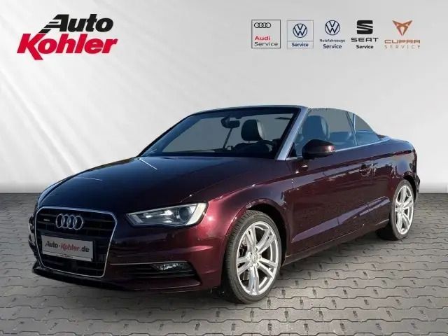 Shirazrot metallic Gebraucht 2015 Audi A3 S-Line Cabrio | 19.740 € (Superpreis) - Bild 1/4